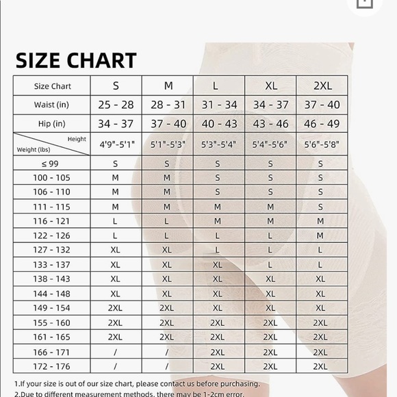 Pilafee High Waist Shapewear NEW unworn - Picture 4 of 6